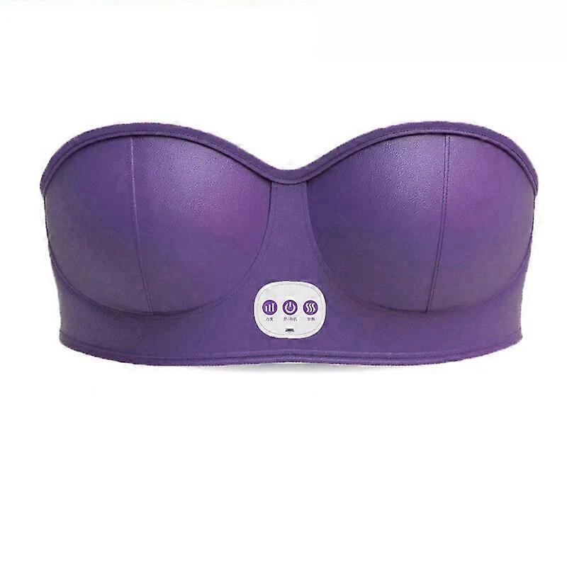 Smart Uppvärmning Bröstmassage BH Elektronisk Vibration Bröstmassager För Bröstförstoring Hälsovård