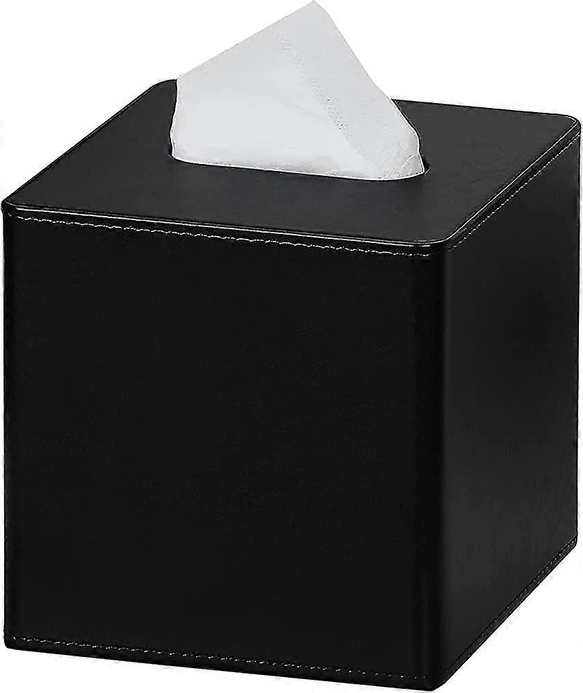 Square Tissue Box Pu Leather Tissue Box Holder