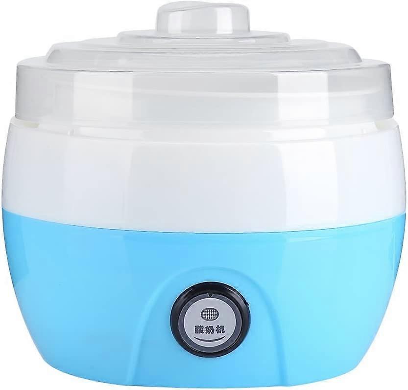 Yoghurt Maker, Automatisk Yoghurt Maker Cream Yoghurt Elektrisk Yoghurtmaskin DIY Tool, 1L (blå)