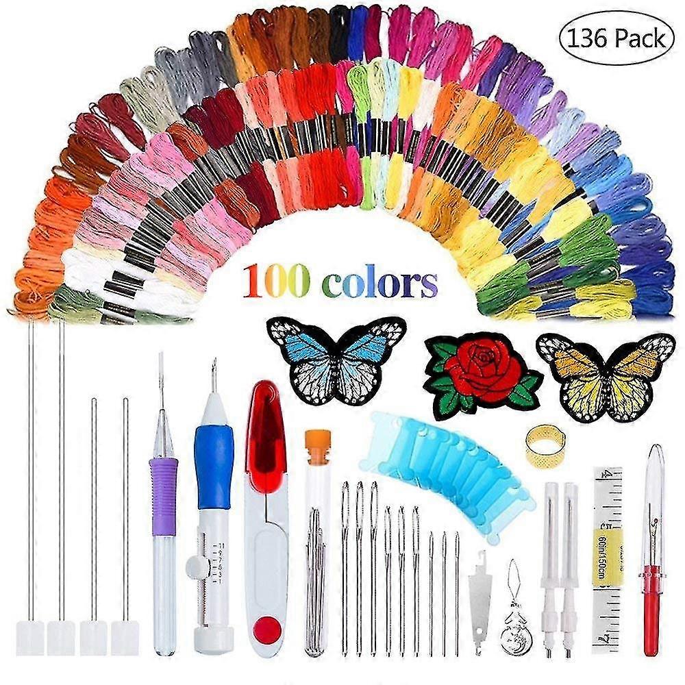 Regenbogen Farbe Stickerei Threading Tool