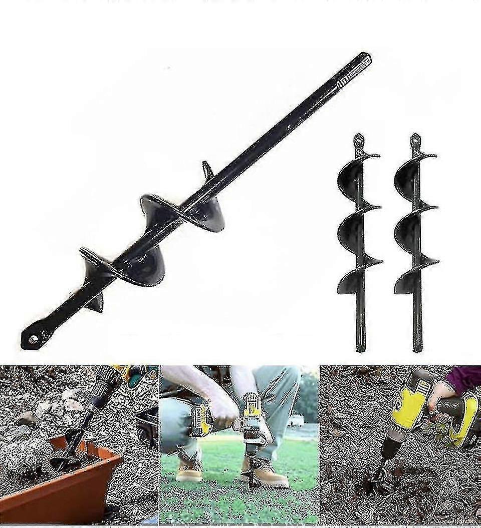 4 Sizes Of Garden Auger Tools Auger Hole Digger Ground Auger Earth Auger