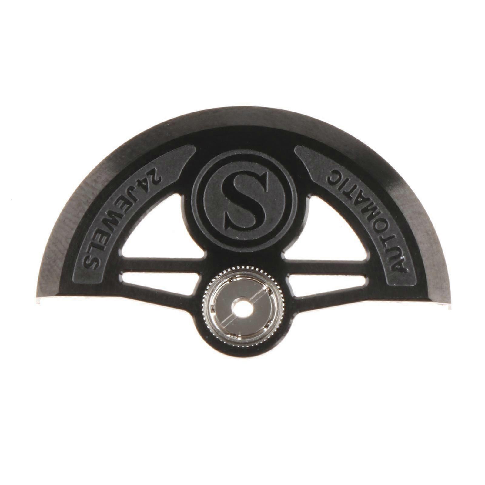 Automatic Mechanical Watch Movement Automatic Watch Rotor for 7S26 7S36 NH36 Black