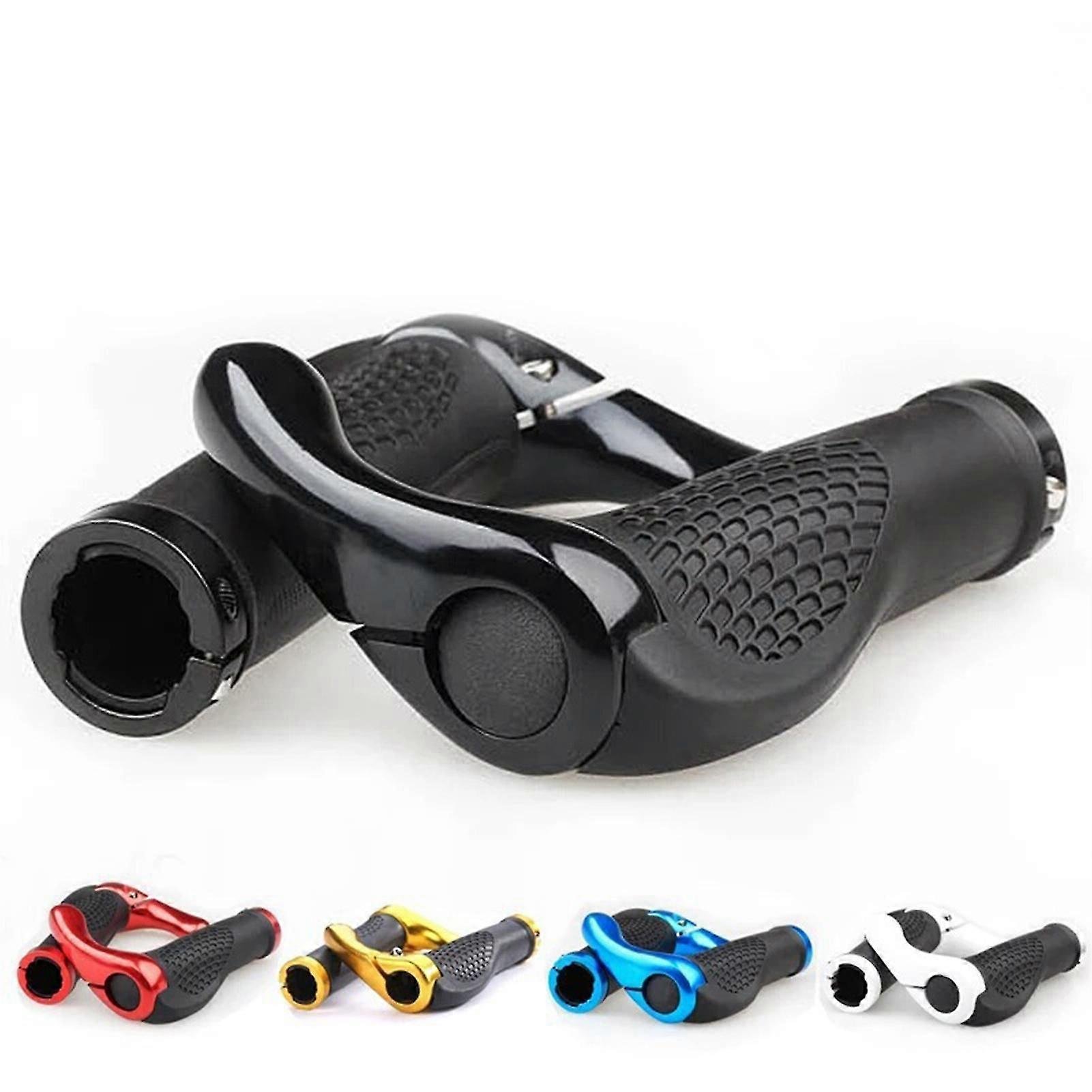1Pair Handlebar Cover Rubber Bicycle Handle Bar Protective Cushion
