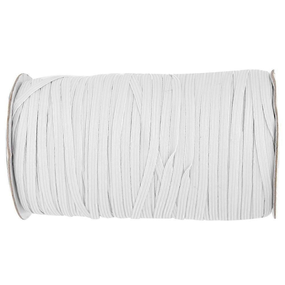 High Elastic Rubber Rope Cord Sewing Accessory Heavy Stretch Knit for CuffWhite