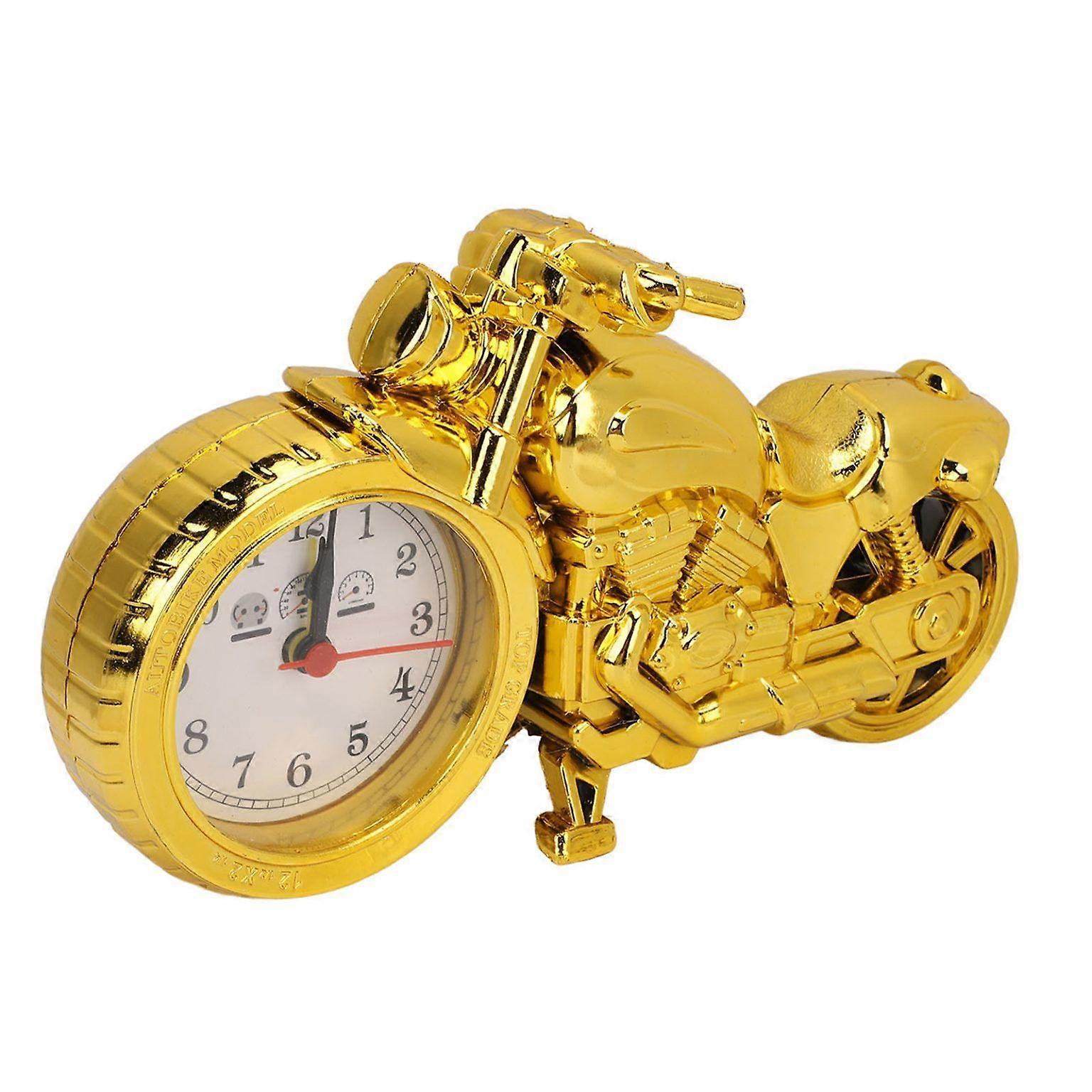 Vintage Mini Motorcycle Model Alarm Clock