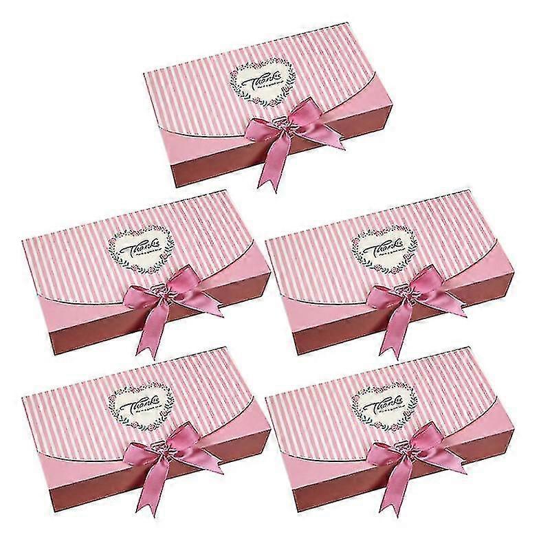 5pcs Wedding Biscuit Boxes, Elegant Boxes for Wedding Biscuits