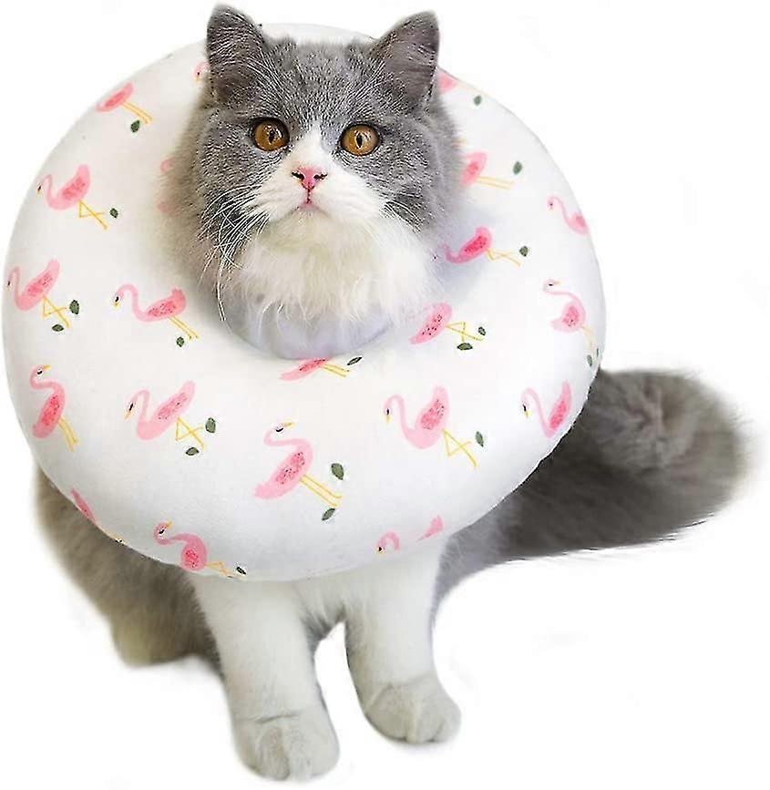 Cat Cone Adjustable Recovery Collar Soft After Surgery for Cats Wound Healing Protective E Collar Elizabethan Collars -
