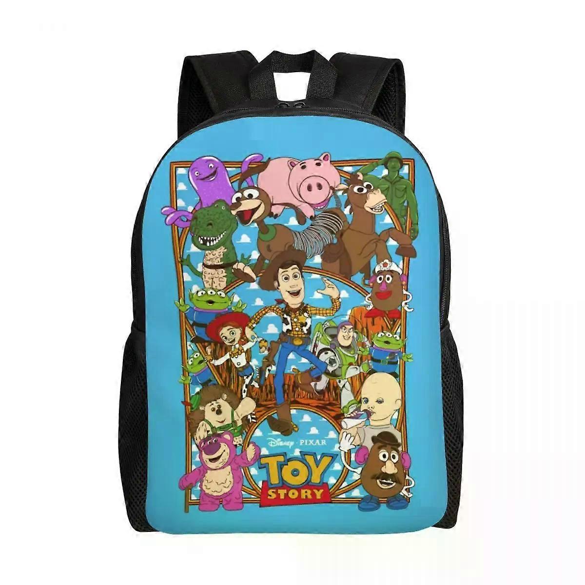 v1312 i963  Toy Story Woody Cartoon Travel Backpack Women Men School Laptop Bookbag Student Daypack Bags dbO963