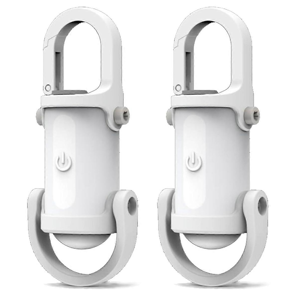 Portable LED Work Light Keychain Pendant USB Rechargeable Flashlight Keyring for Camping Pocket Siz