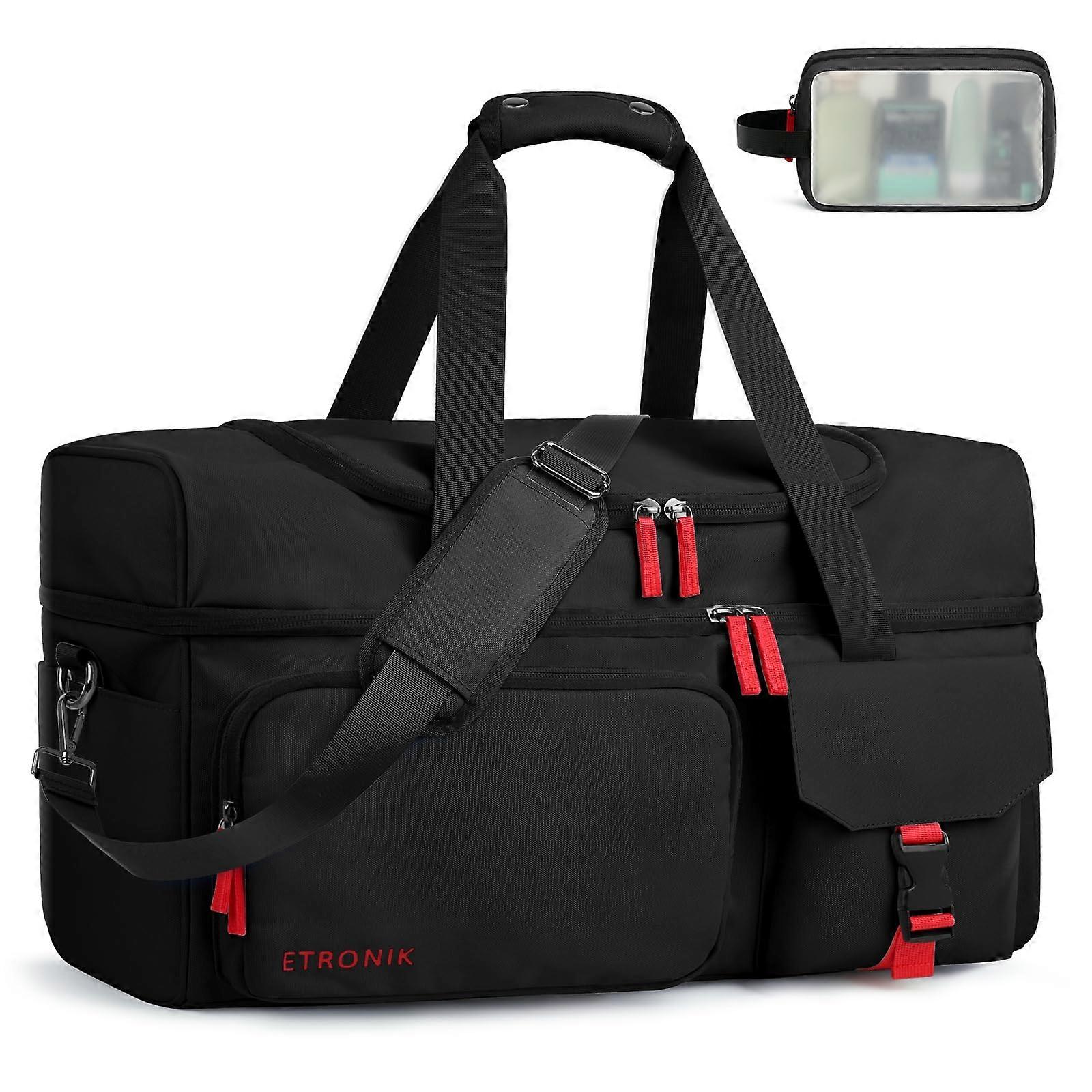 Travel duffle bag for all with shoe compartment 