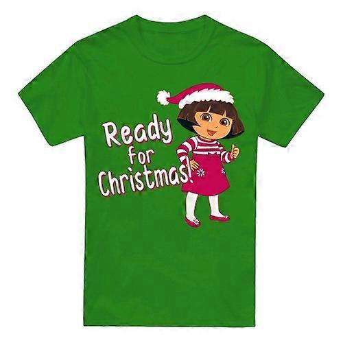 Dora The Explorer Mens Ready For The Holidays T-Shirt