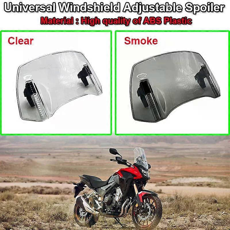 Fit compatible for CB400X CB500X CB150X CRF1000L CRF1100L WH400 VFR800X Motorcycle Windshield Extension Adjustable Spoiler Deflector MAXP