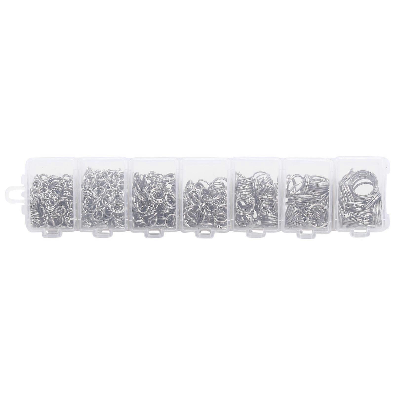 1 Box of DIY Jewelry Accessories Connecting Ring Key Ring Set Manual Material