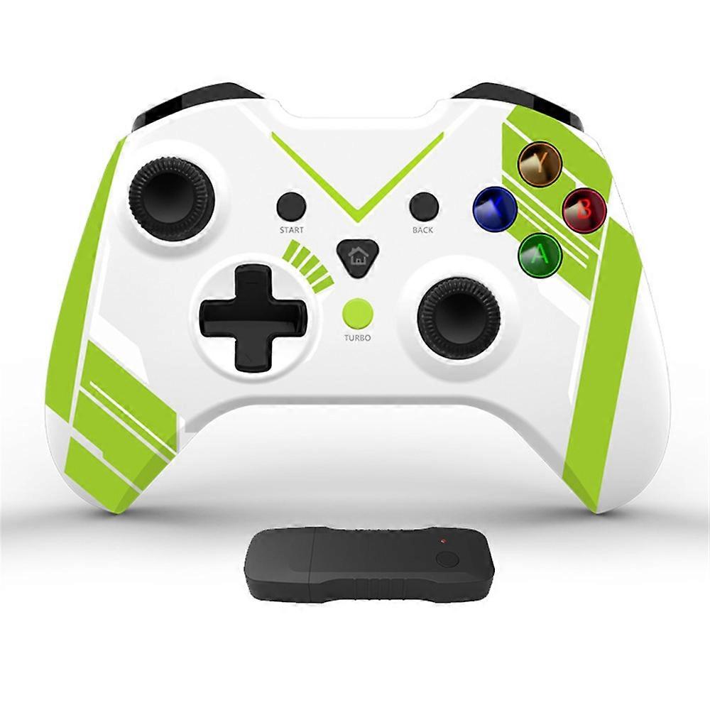 HY-4206 Water Transfer Printing for Xbox/PS3/PC 2.4G Wireless Gamepad Turbo Dual Vibration