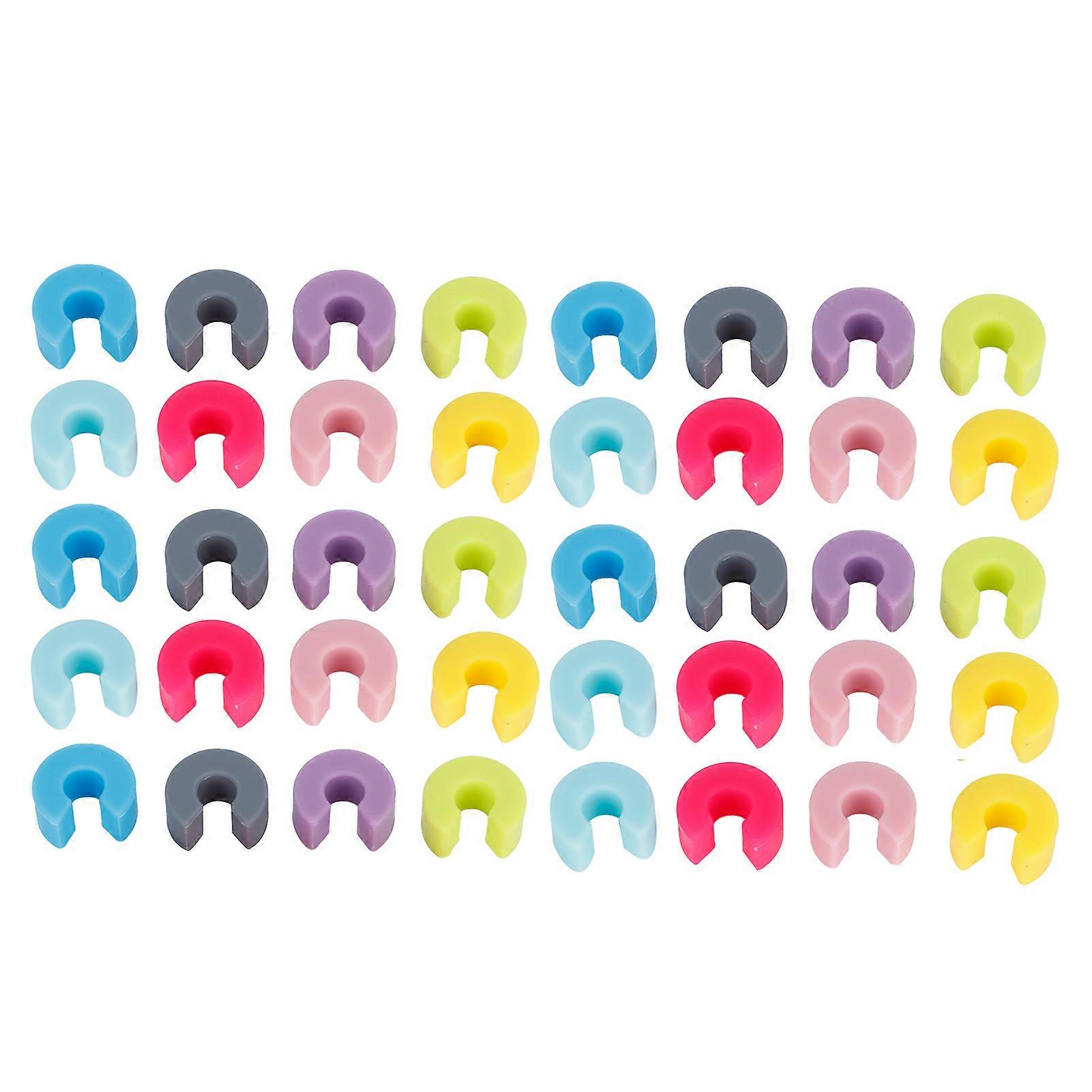 5Set Drink Marker Silicone Cup Glass Label Tag Identifier Party Bar Accessory