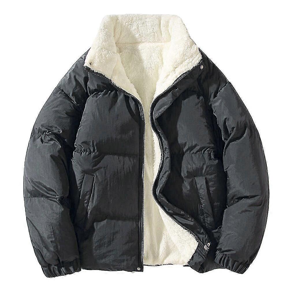 Mens Fleece Lined Warm Jacket