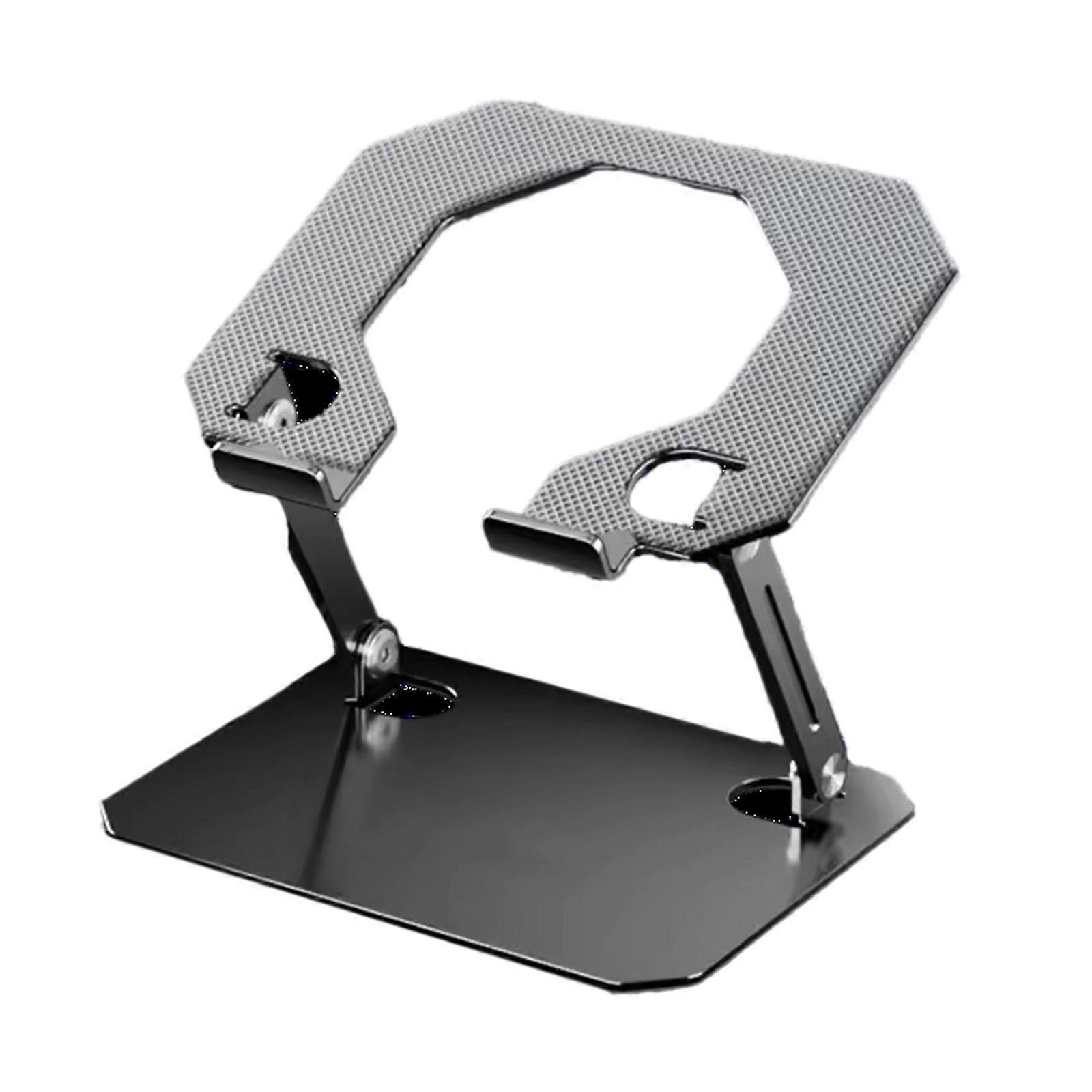 Metal Laptop Holder Stand with Double Arm Designing Desktop Cooling Bracket for Gaming and Home Office Use