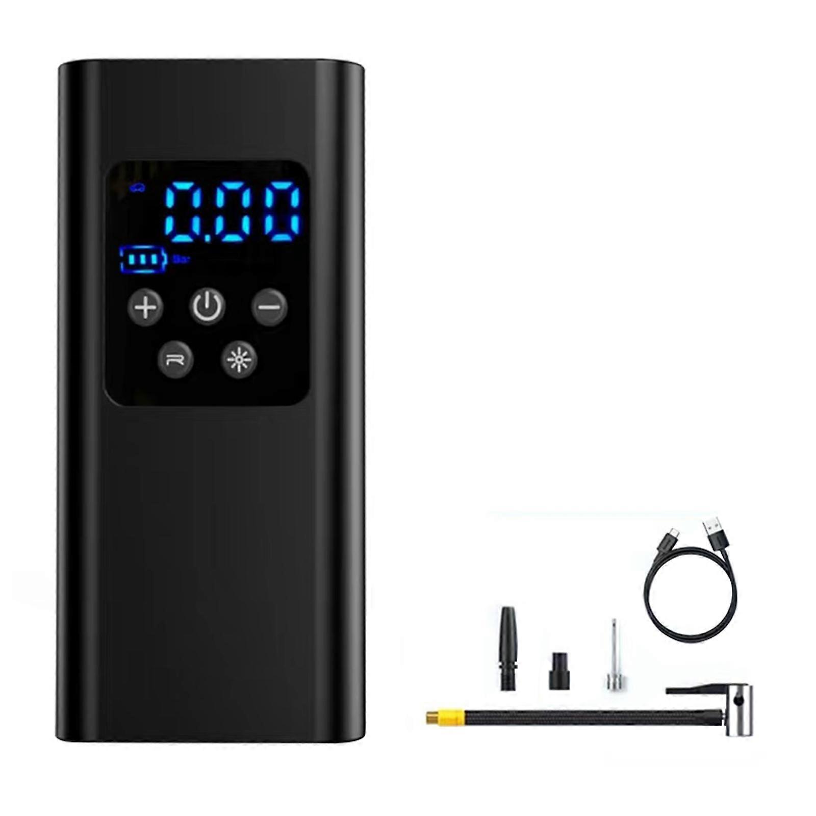 Φουσκωτής ελαστικών για μοτοσικλέτες αυτοκινήτων Φορητές αντλίες αέρα αεροσυμπιεστών αυτοκινήτων Καθολικές αντλίες αέρα φουσκωτών ροδών μοτοσικλετών με το φακό