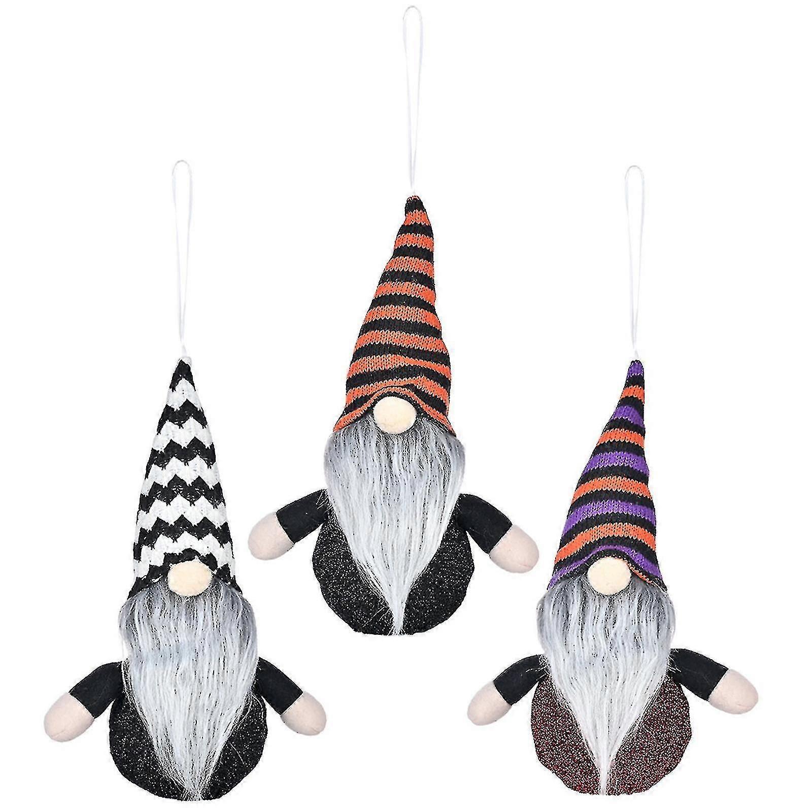 ハロウィーン顔のない人形装飾ノームノームハロウィーン人形パーティーの装飾のための3pc