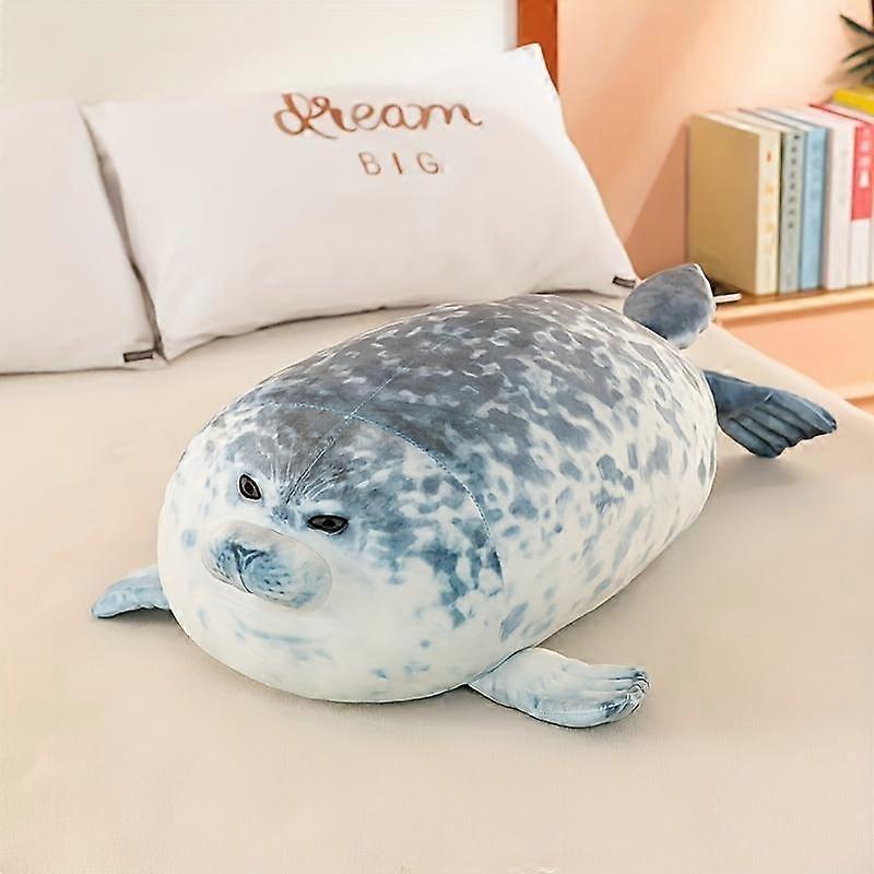 Soft and Fluffy Seal Plush Toy Pillow for Dogs - Fun and Comfortable Companion Toy for Pet