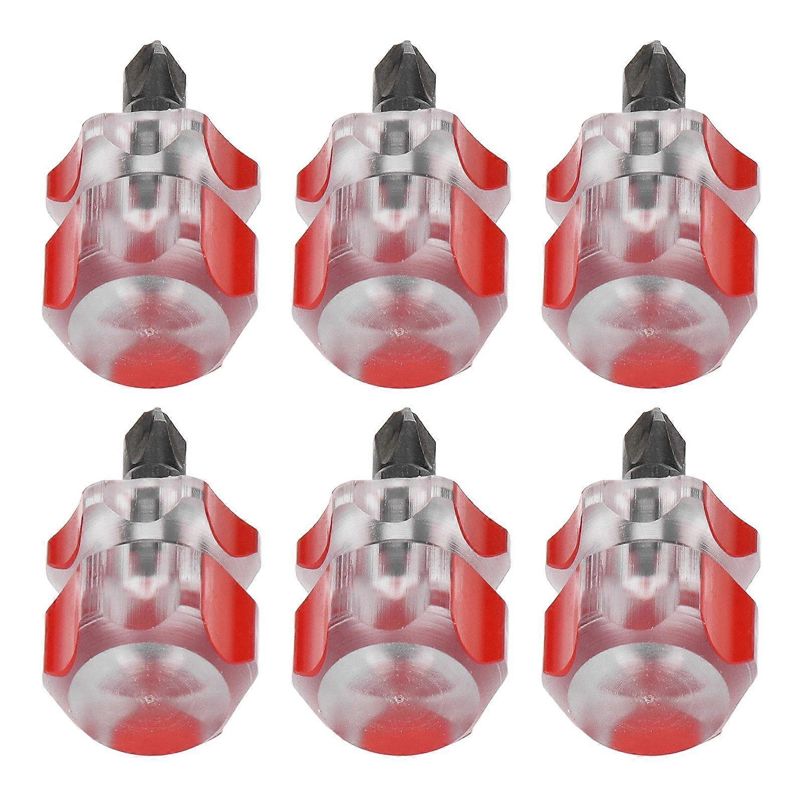 6-pack cross screwdriver household multi-function mini portable sewing machine special short handle cross screwdriver