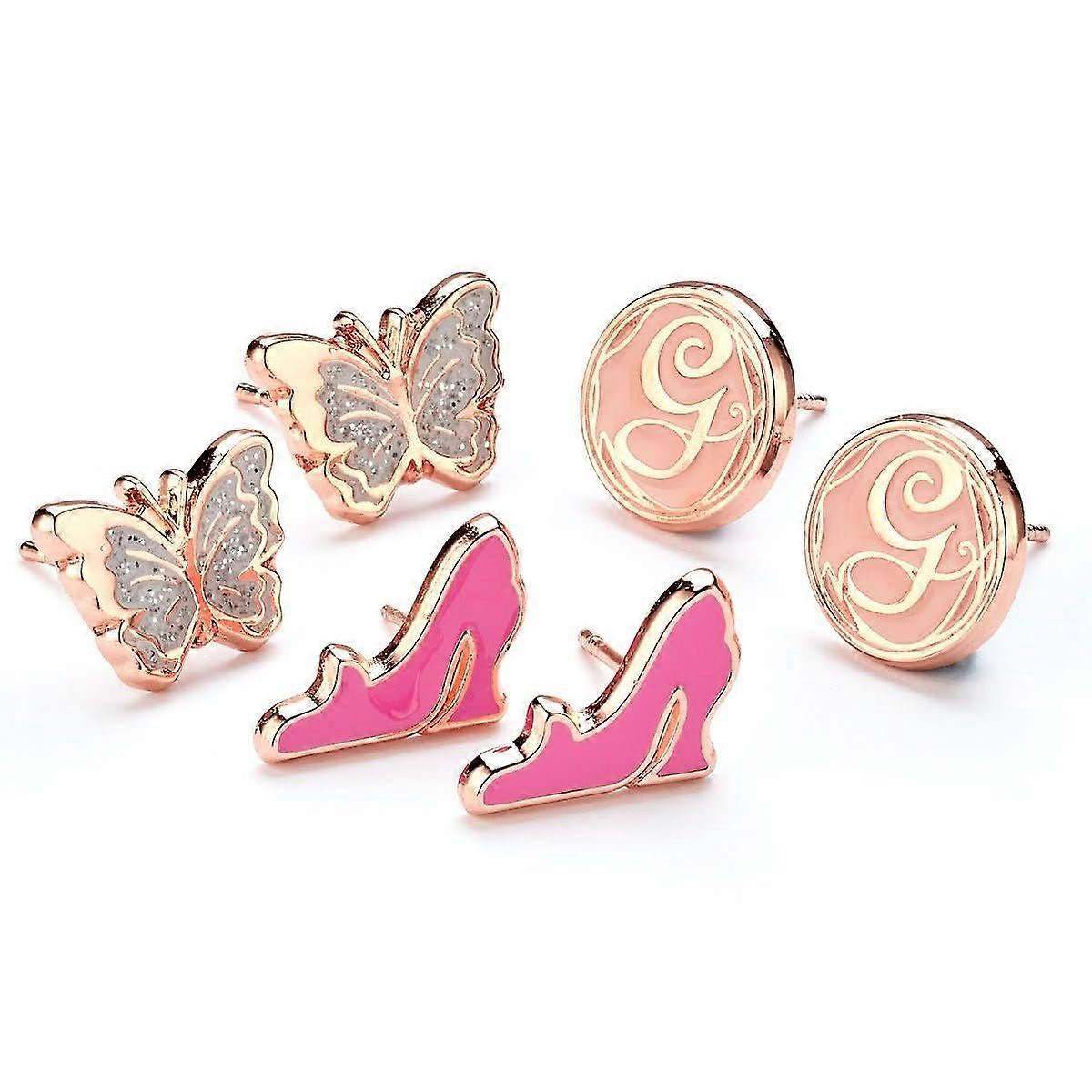 Wicked Glinda Butterfly, G and Shoe Stud Earring Set WKSE0001