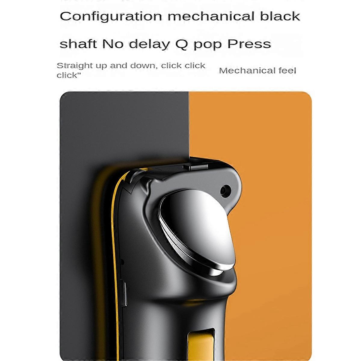 Six Finger for Gaming Controller L1 R1 Key Button (Yellow)