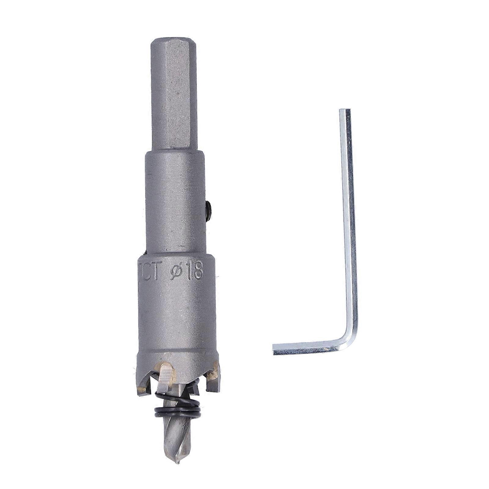 Saw High Speed Steel Three Blades Inclination Angle Design Durable Hole Cutter for Metal with Hex Key