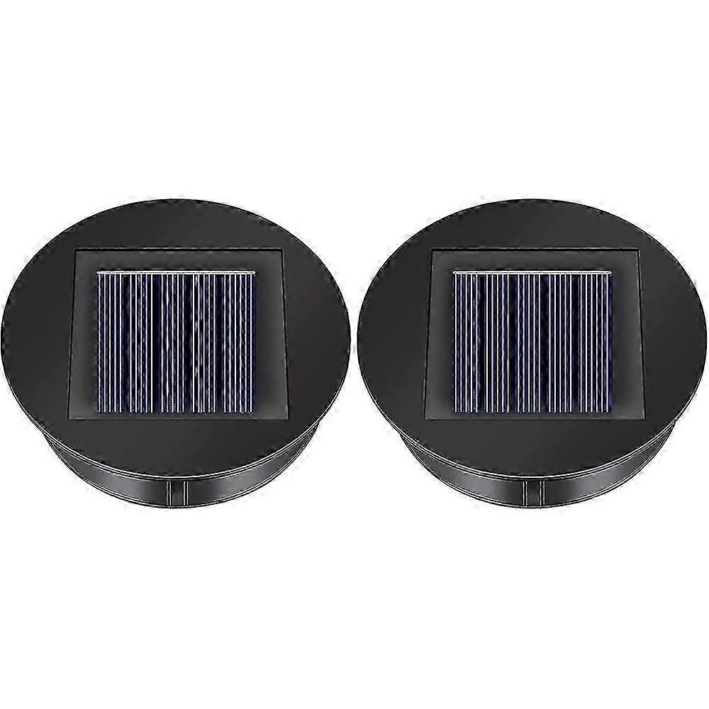 2 Solar Light Replacement Tops for Replacement Parts.