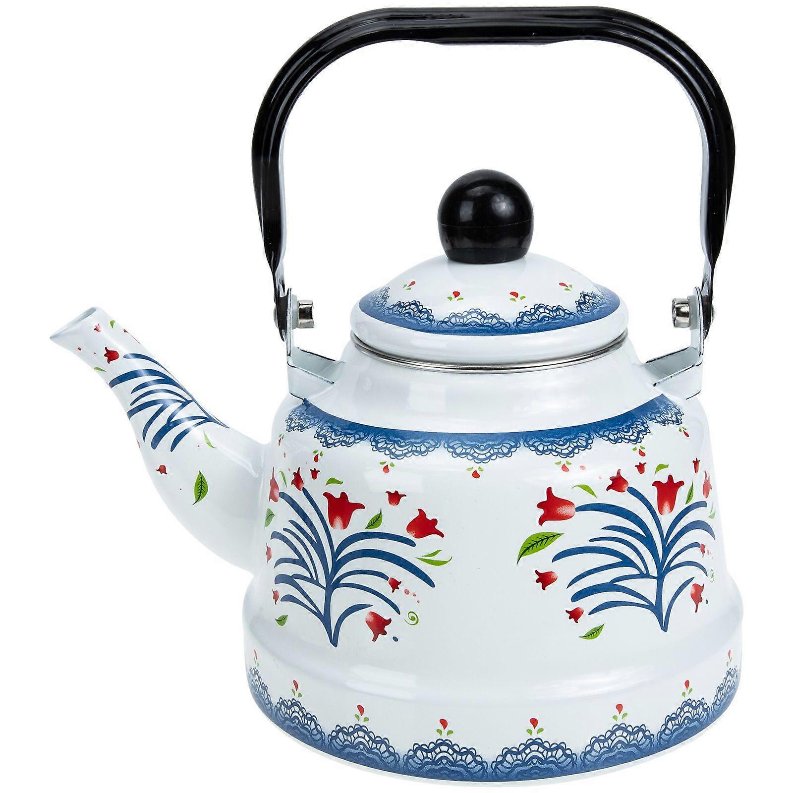 Enamel Teapot Thickened Tea Kettle Heating Water Kettle Household Practical Teapot