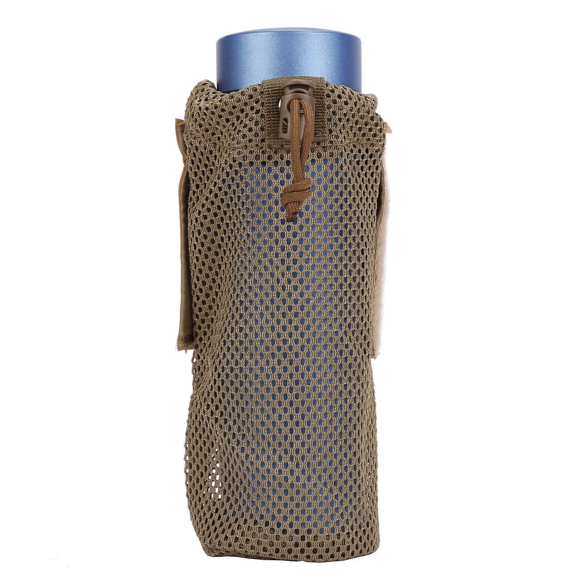Water Bottle Pouch Foldable Mesh Military for Backpack 17oz