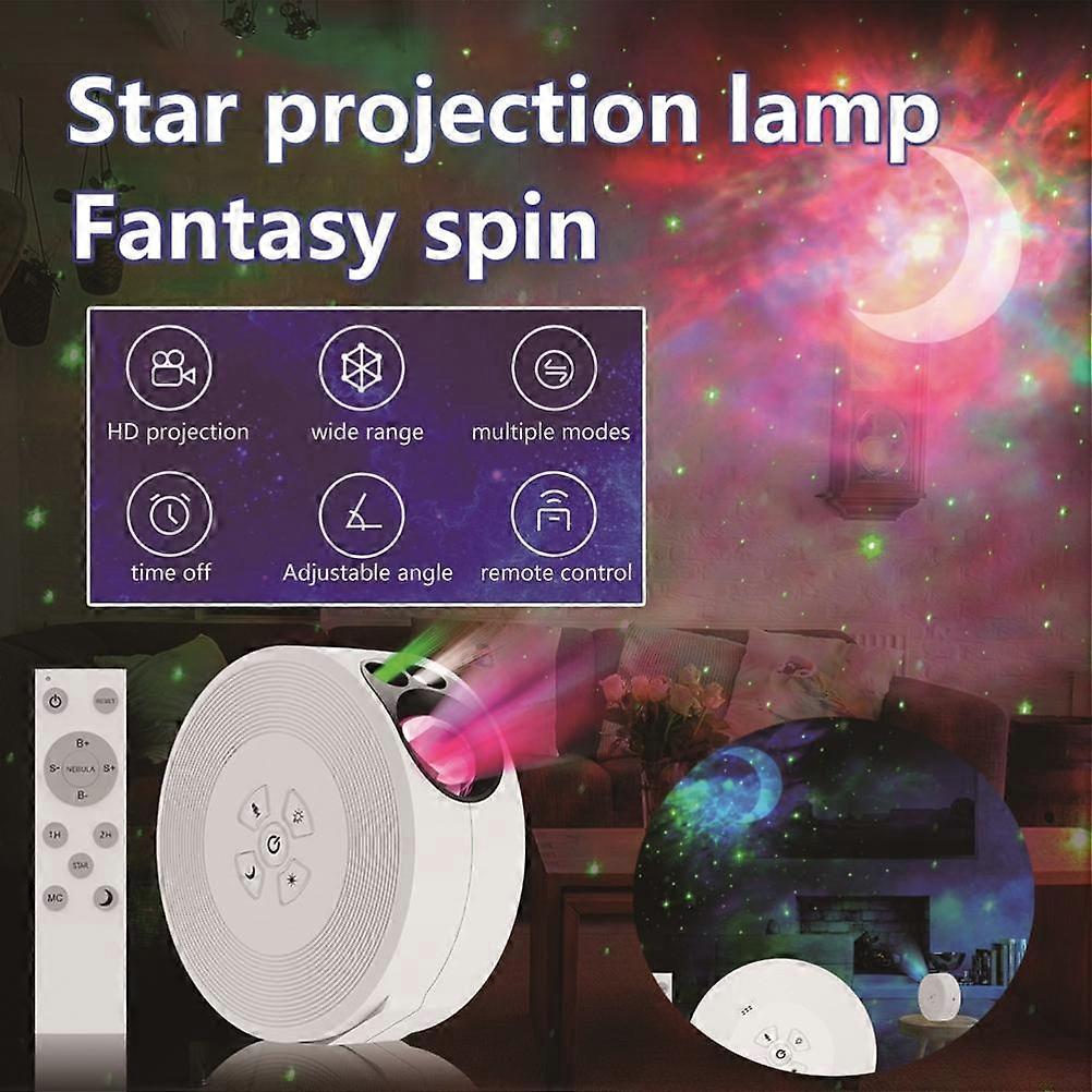 Star Projector Lamp 30m² Multi-Color Night Light with Remote