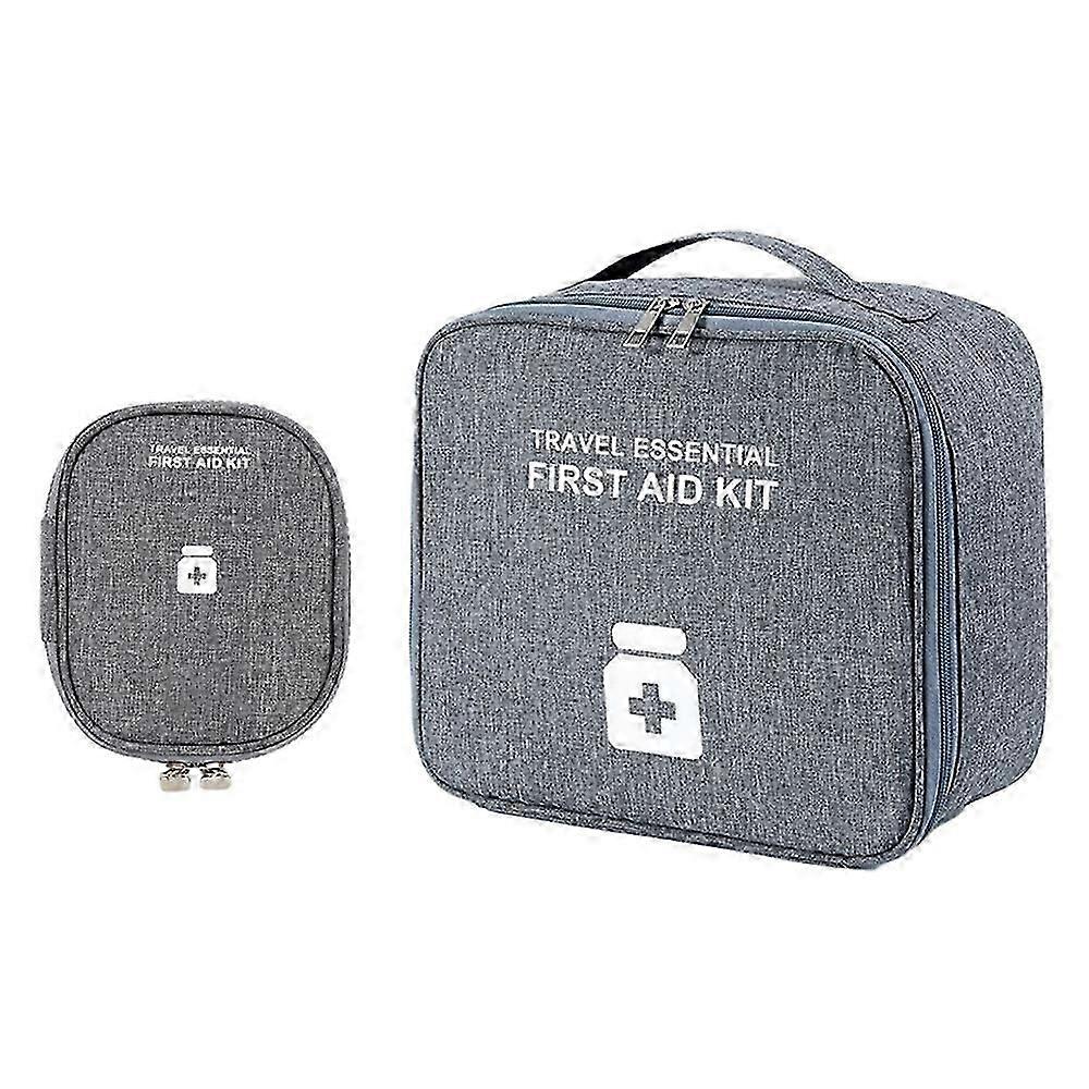 Traveling Home Hiking Camping First Aid Bag Empty, Designed For Versatility With Multi-Layer Independent Space, Water-Resistant Moisture-Proof 600D