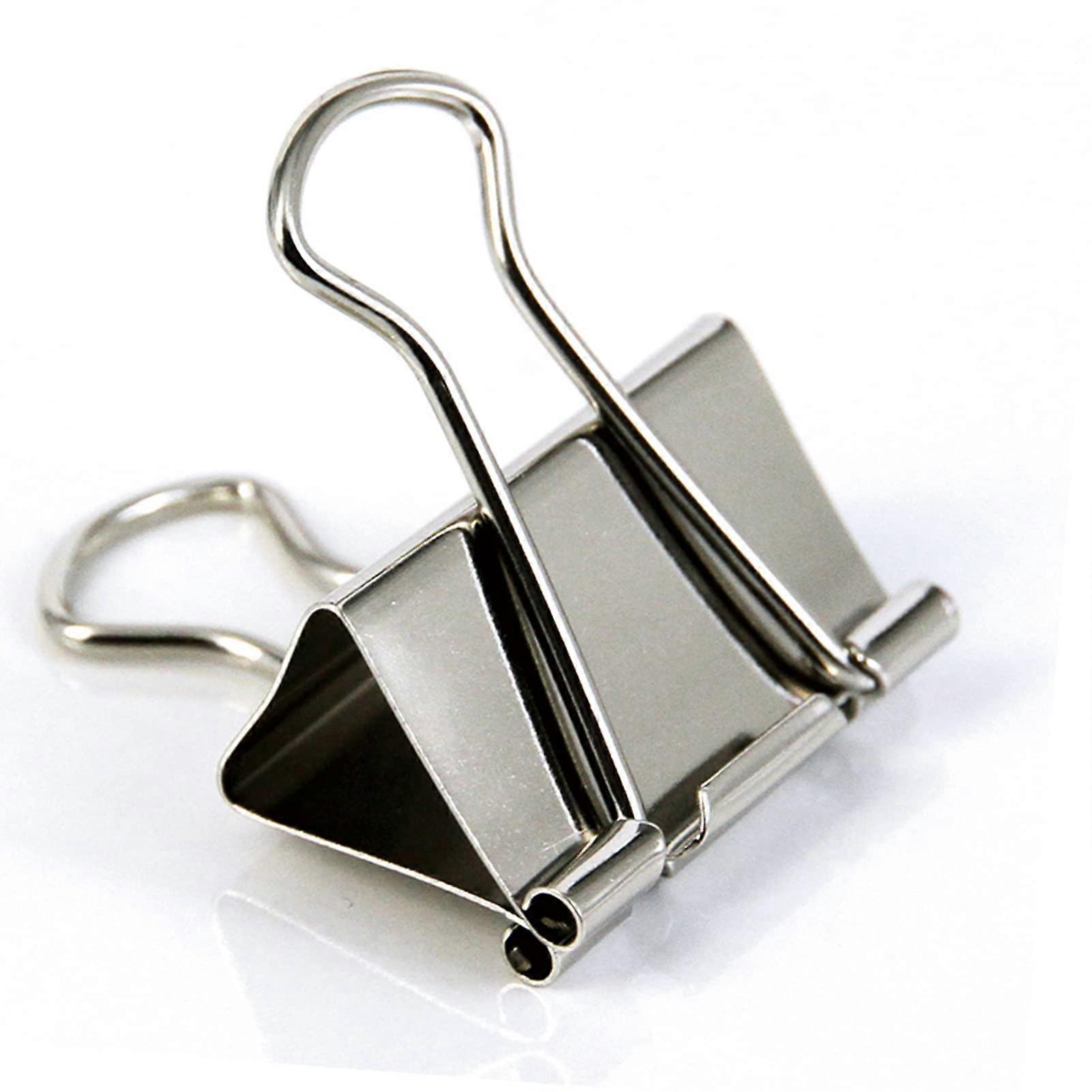 Extra Large File Clips 2 Inch, 42 Pack Silver Paper Clamps for Office and Home Use, Durable Metal Binding Clips