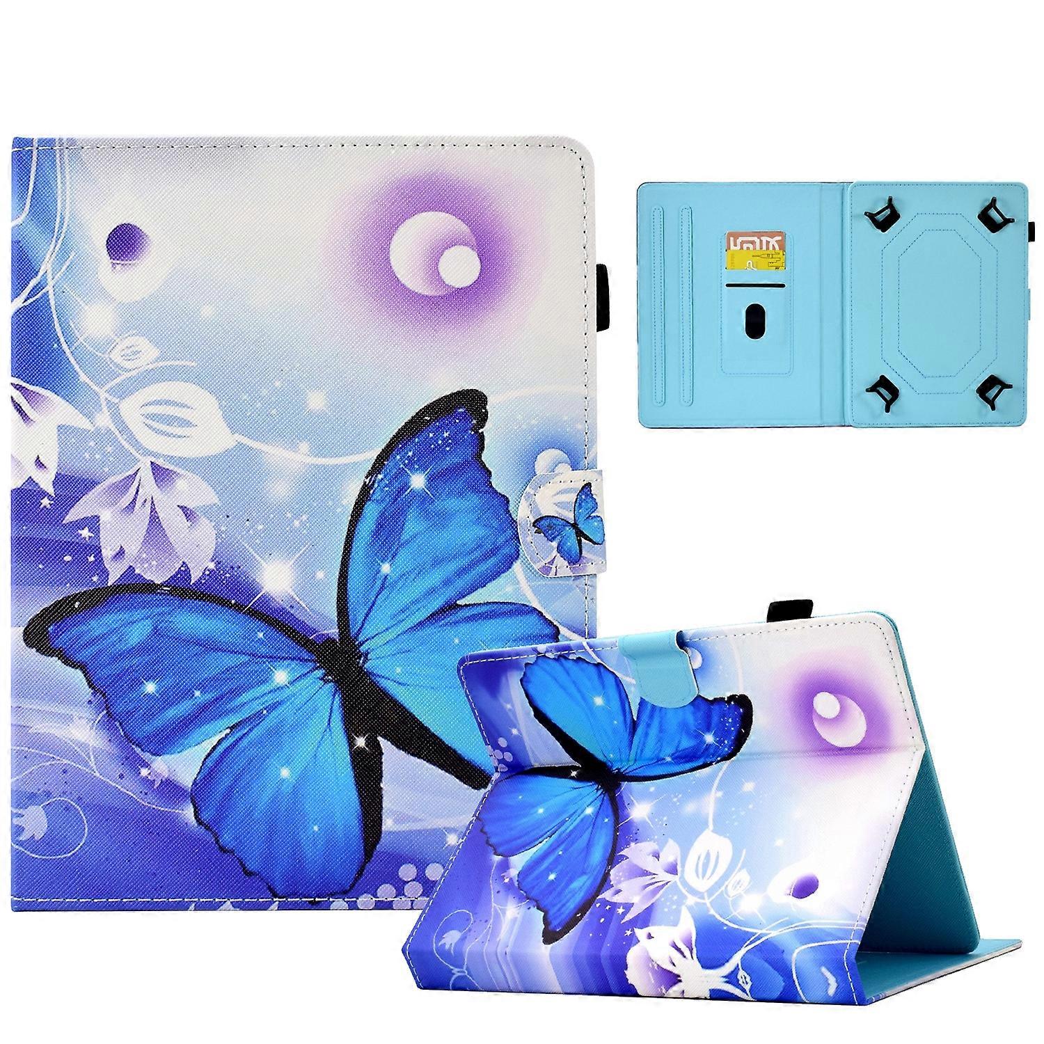 For 7 inch Tablet Electric Pressed TPU Leather Tablet Case