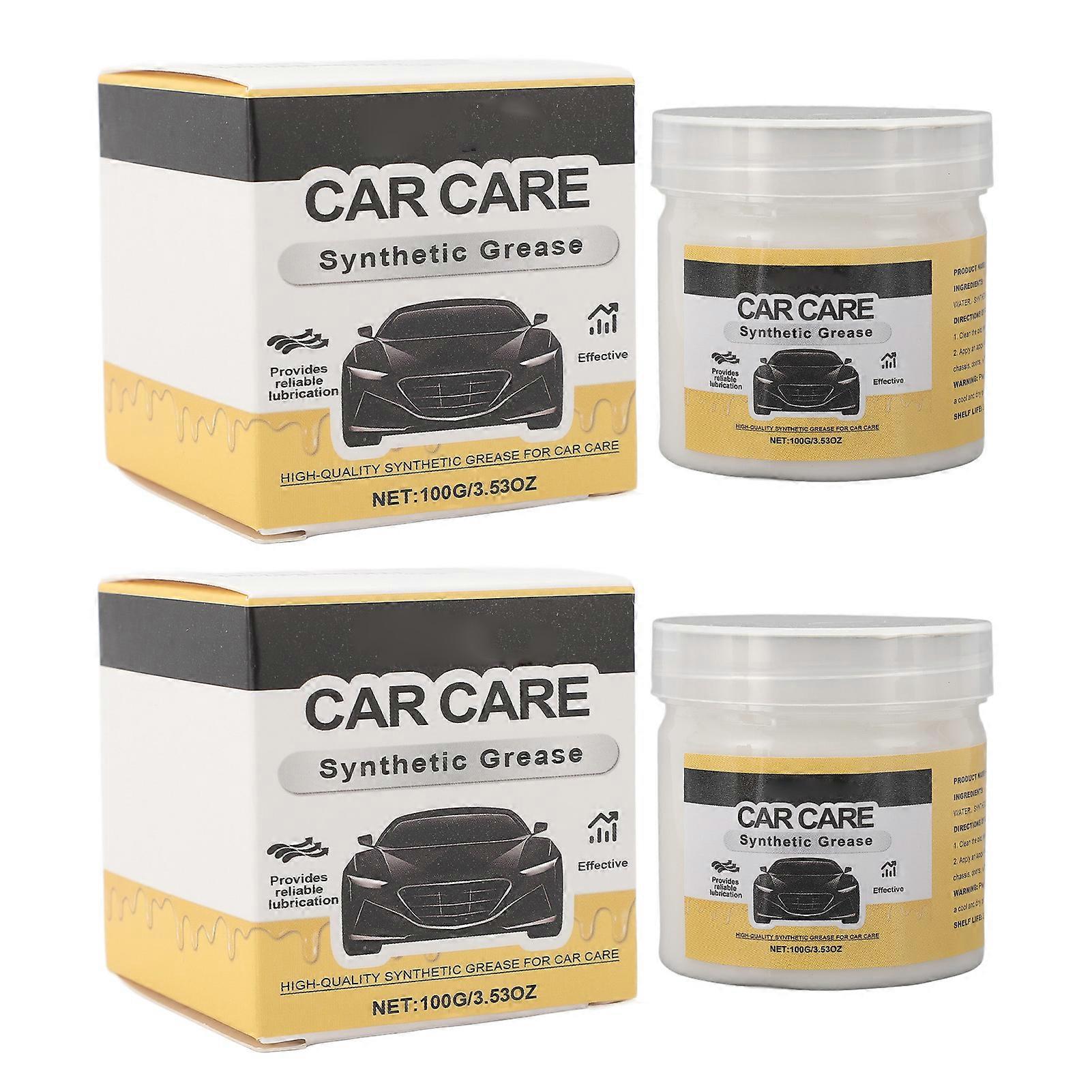 2 Pcs 100g Car Lubricating Grease Metal Parts Prevent Rusting Lubrication Lubricant Grease