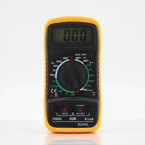 Digital Multimeter Voltmeter Ammeter Ohmmeter XL-830L Volt AC DC Tester Meter