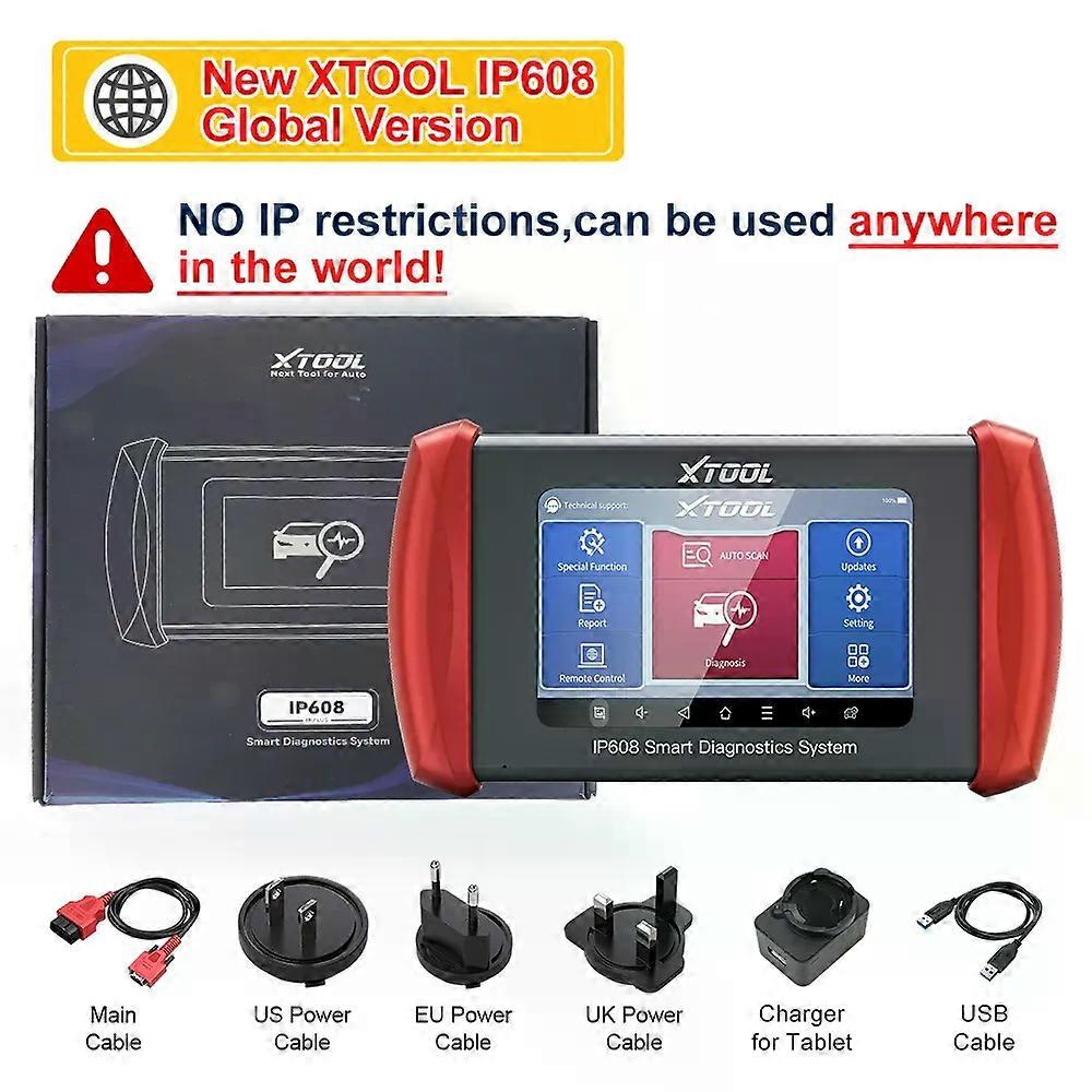 XTOOL InPlus IP608 All System Car Diagnostic Tools SRS EPB BMS Reset Built-in CAN FD Lifetime Free Update 30 Reset Scan Tool