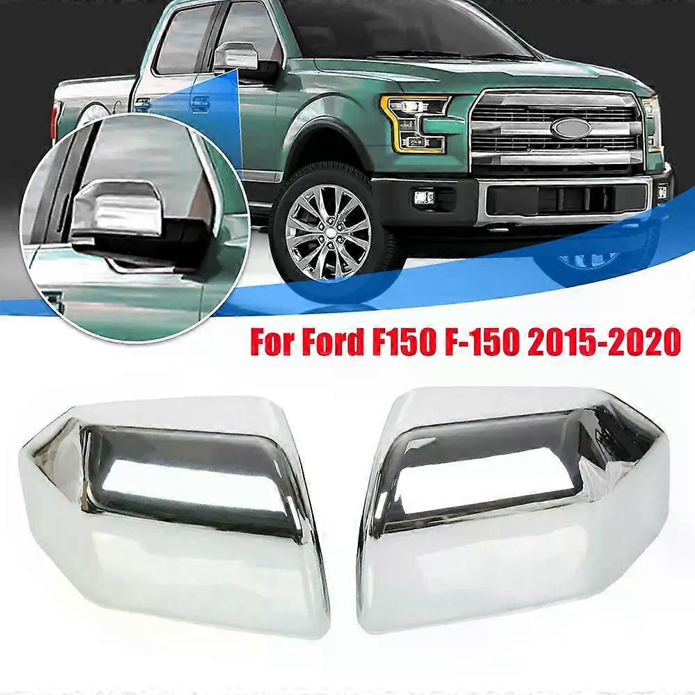 עבור פורד F150 ראפטור 2015 2016 2017 2018 2019 2020 כרום אחורי כיסוי מראה צד מכסה כנף דלת חיצונית דיור מעטפת לקצץ