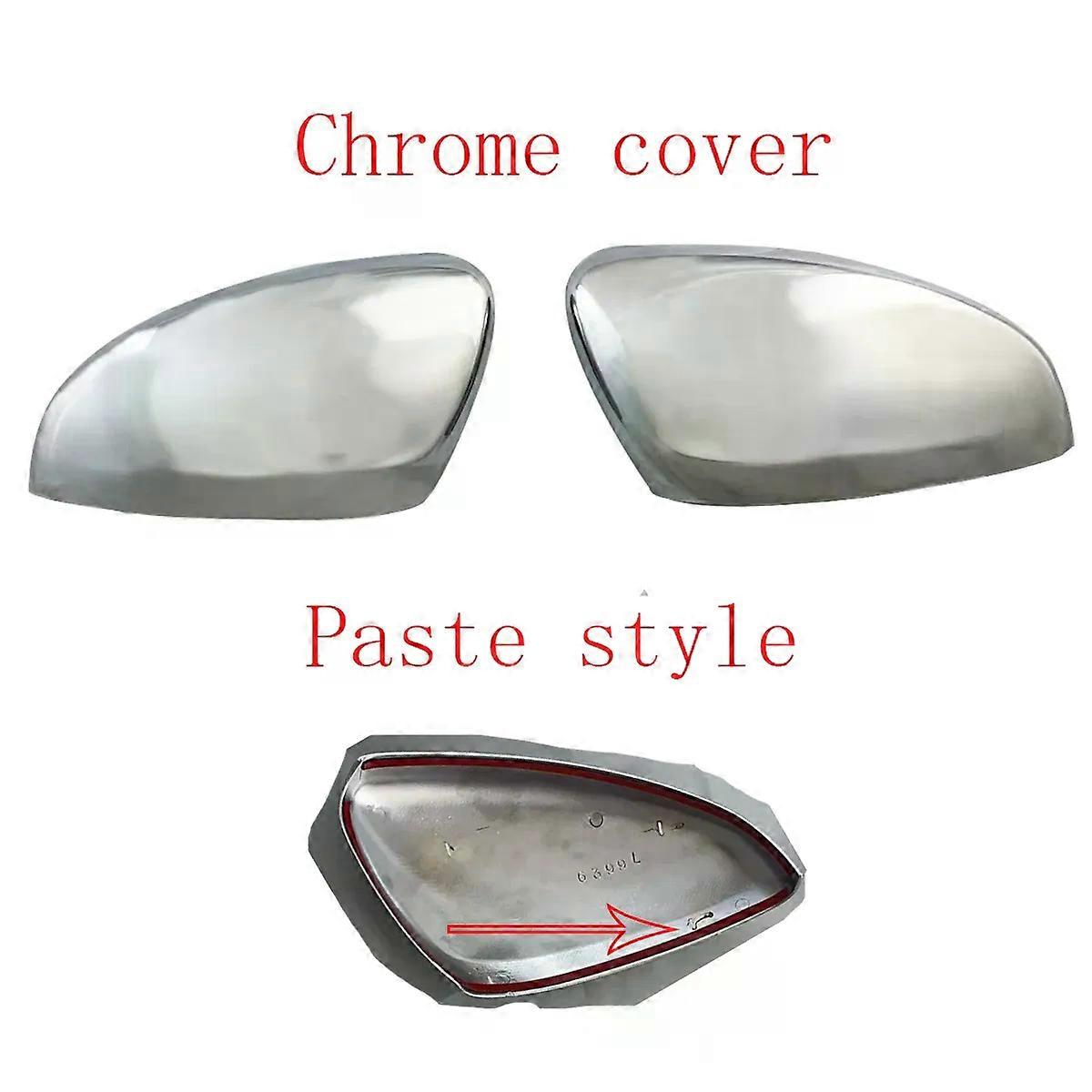 2Pcs Carbon Rearview Car Accessories Plated 2019 2020 2021 2022 2023 For Citroen CX3-XR CX3XR Door Mirror Cover Trim Paste Style
