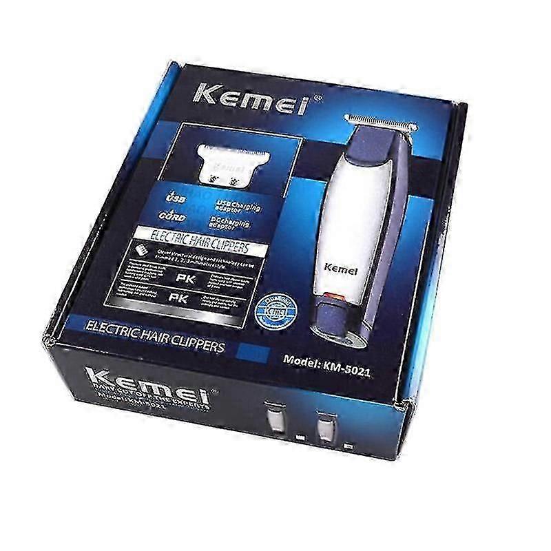 Kemei Km-5021 Professional 3 In 1 Hair Clipper Shaver Razor Usb Or Ac Rechargeable Baldhead Hair Trimmer Barber Haircut Machine