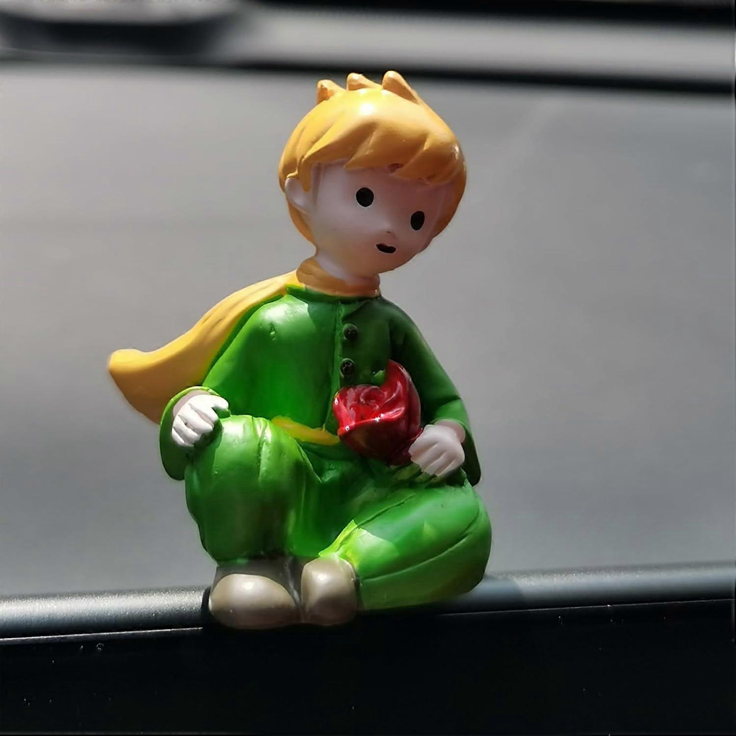 Little Prince Collectibles Figurines Statue for Car Dashboard Decoration Accessories Interior, Miniature Ornaments Decorations for Auto Dash Board Win