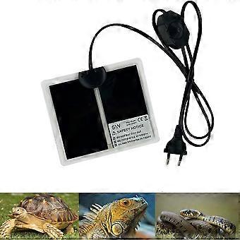 Reptile Heat Mat, 15x14CM Adjustable Terrarium Heat Mat with Temperature Control for Reptiles - Turtle, Snakes, Lizards, Geckos, Spiders - Aquarium S