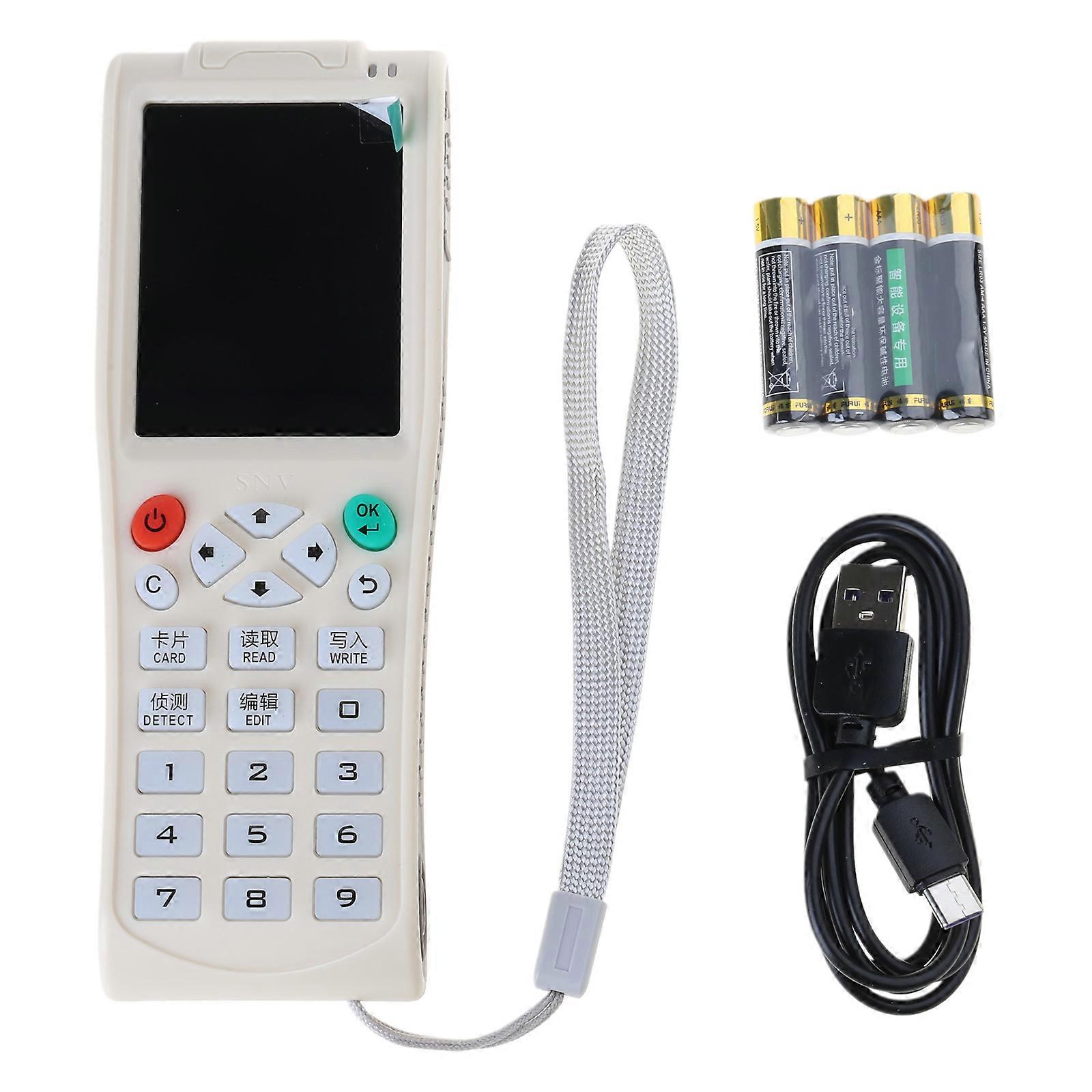 ICopy 5 RFID NFC Copier IC ID Reader Writer Duplicator English Version with Full Decode Function for Smart Card for Key Multicolor