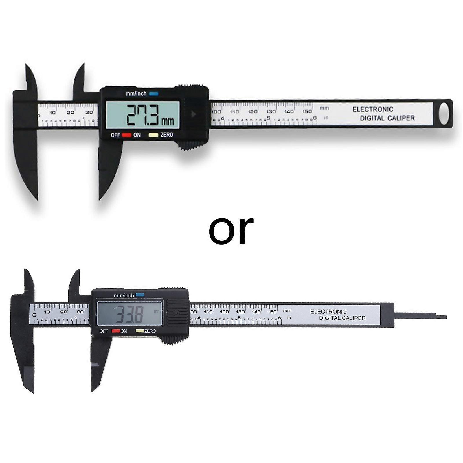Vernier Caliper Micrometer Durable PVC Measuring Tool Caliper for Precision Measurements Working Stable 150MM