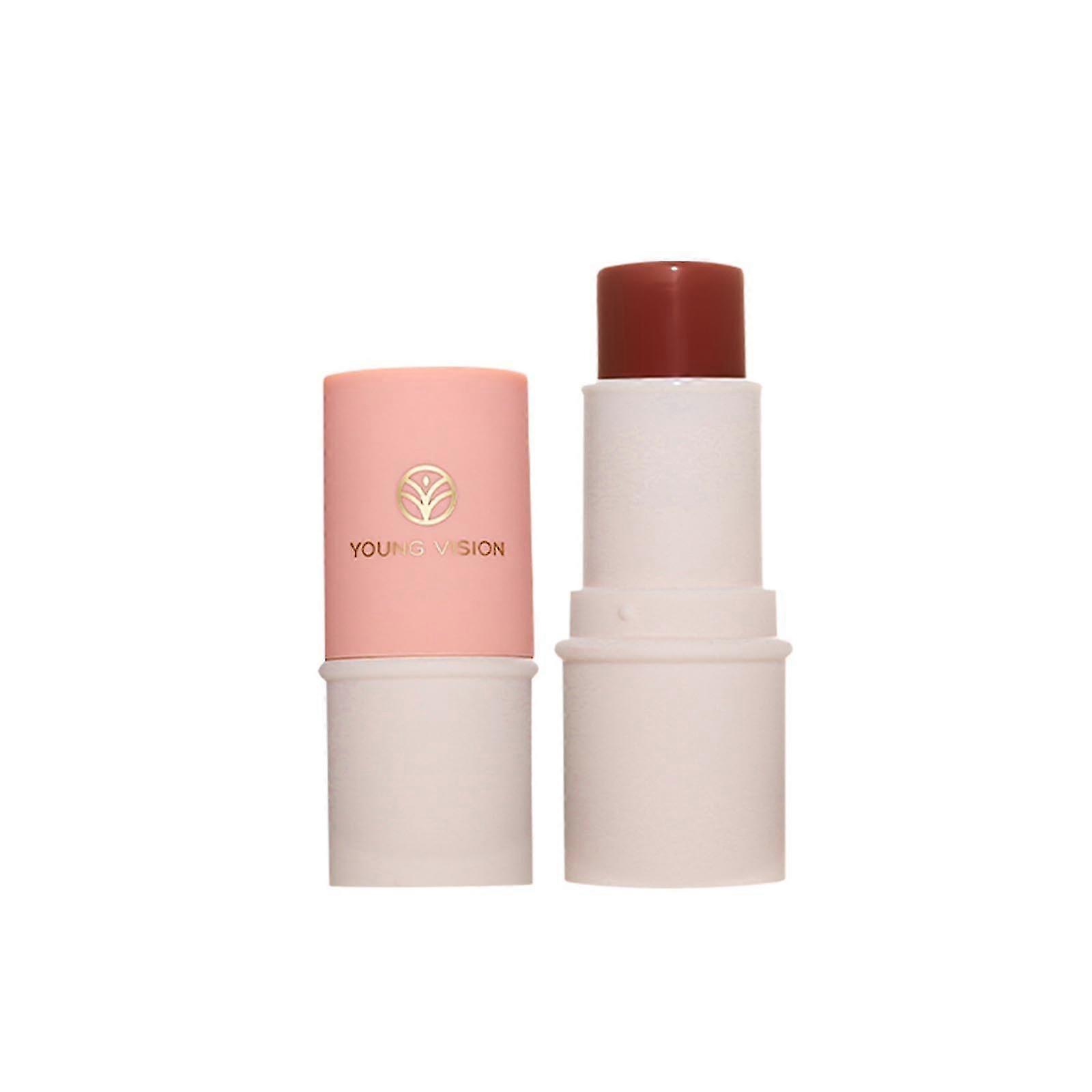 2025 Lazy High-gloss Repairing Rouge Matte Blush Stick Multi-functional Makeup Stick PU7036