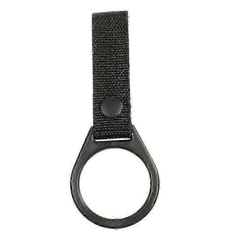 Flashlight Ring Holder, Slide-on Style Belt Holder D/c Cell Flashlights For Belt Camping Hiking(1pcs, Black)