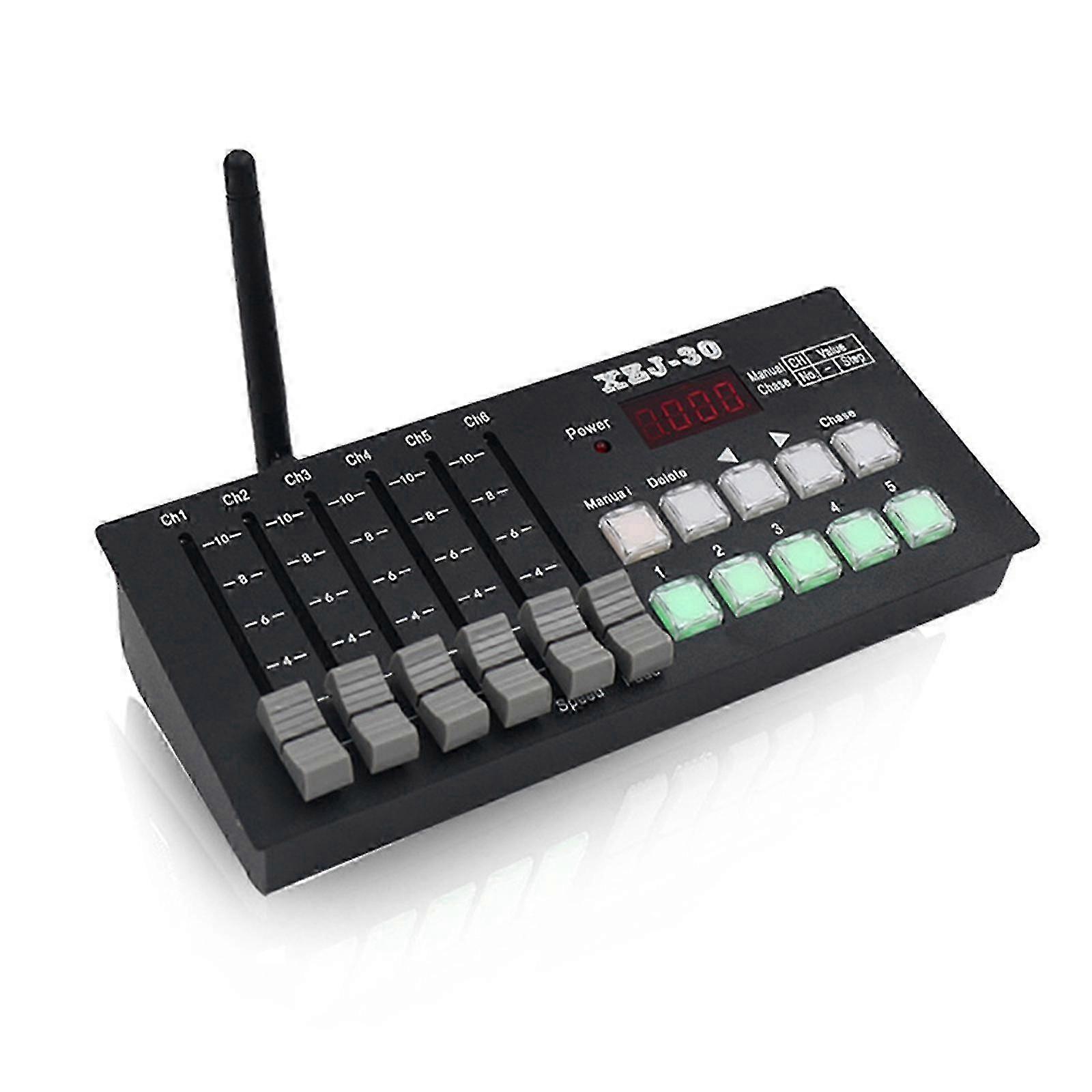 Wiederaufladbarer Mini-DMX-Controller für Bühnenauftritte mit batteriebetriebener Dimmer-DMX512-Konsole