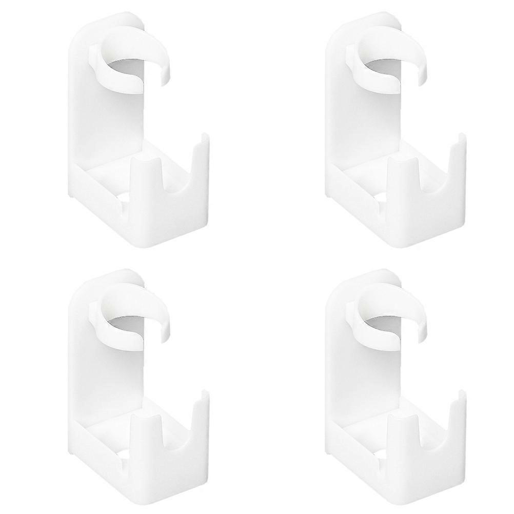 4pcs Wall Mounted Toothbrush Holder Set for Bathroom Storage – Easy Installation, Fast Drain Design, Space Saving Organizer for Toothbrushes