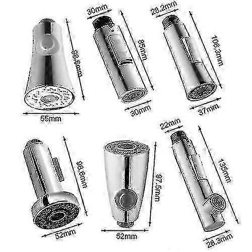 Kitchen Mixer Tap with Pull Out Spray Shower Head Replacement 61011